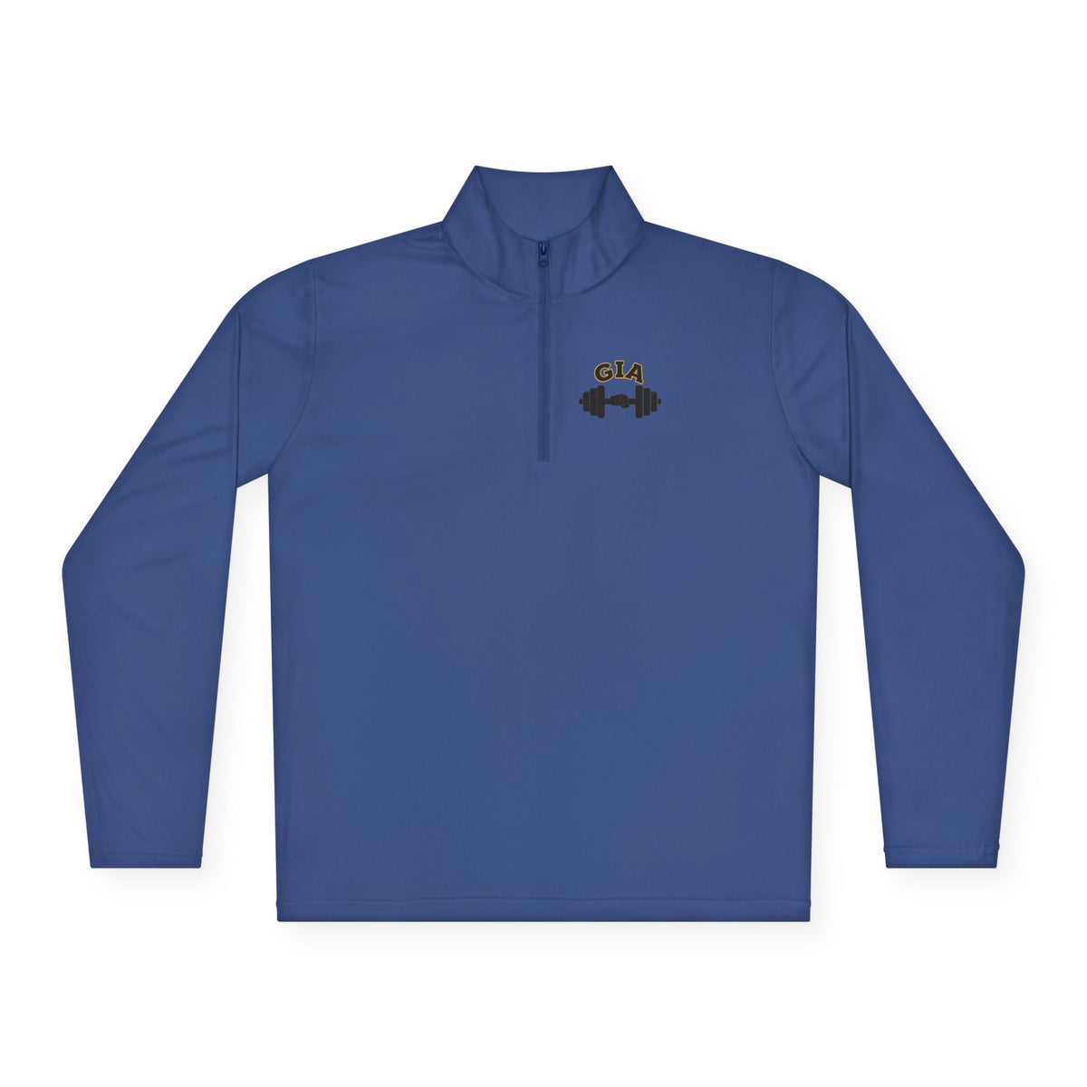 Gym It Away Quarter-Zip Pullover — Gold Fitness Pullover