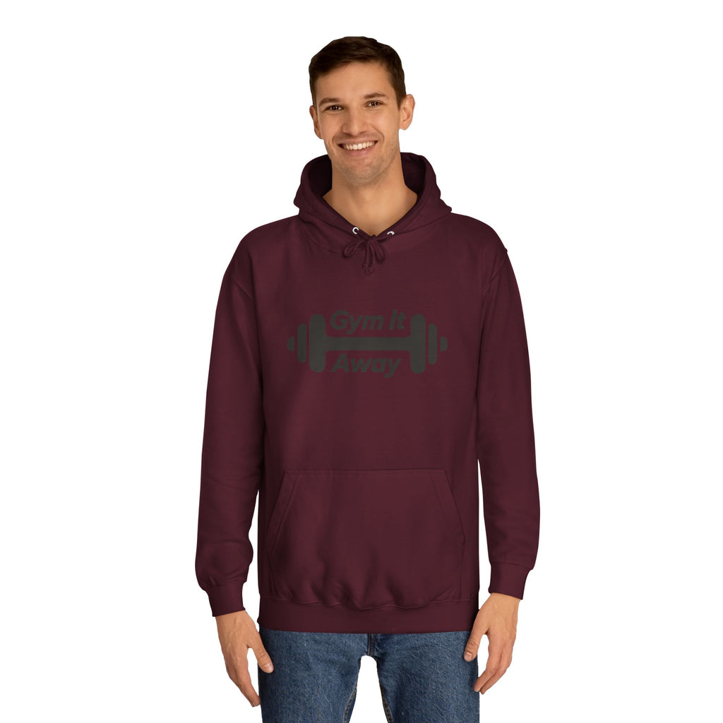 Gym It Away Hoodie — Fitness Barbell Pullover
