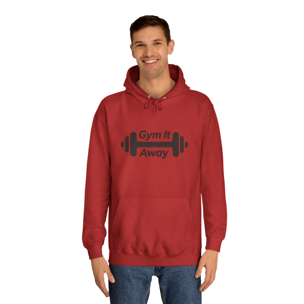 Gym It Away Hoodie — Fitness Barbell Pullover
