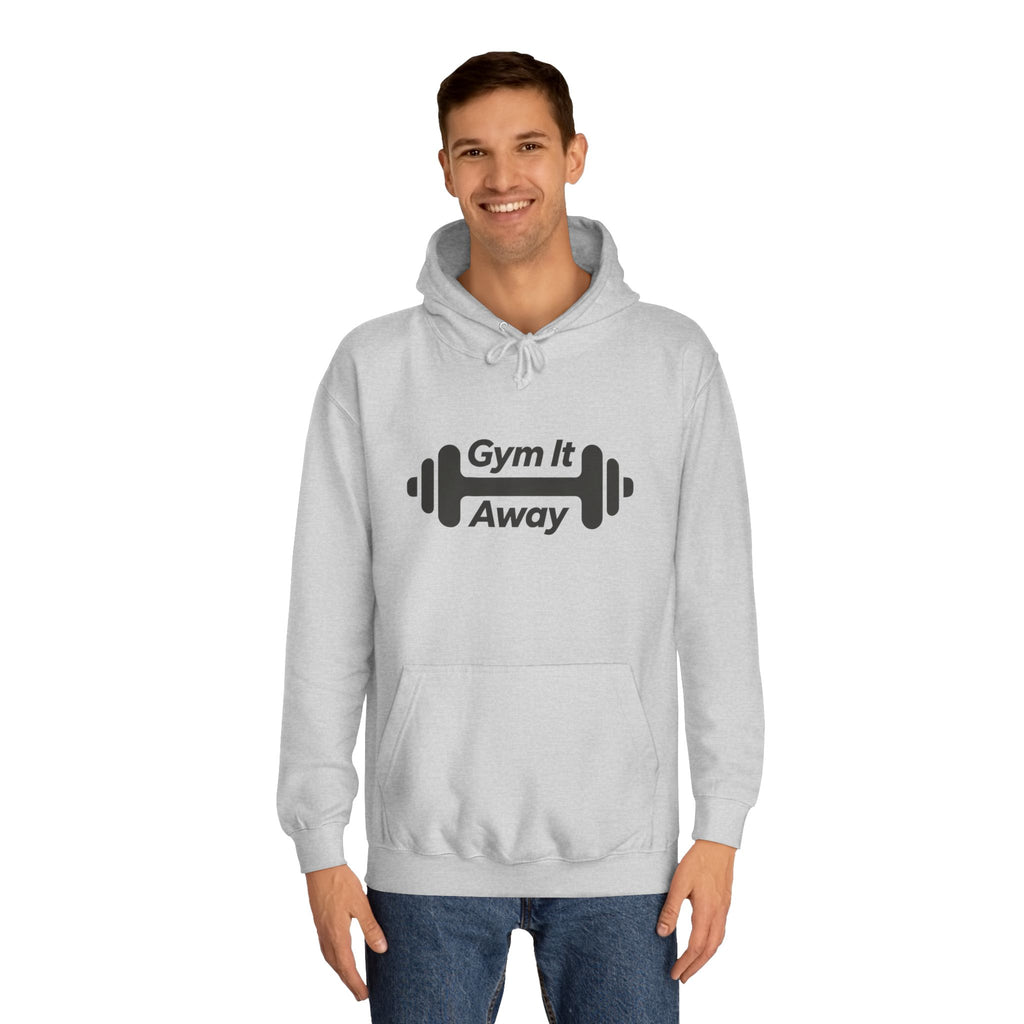 Gym It Away Hoodie — Fitness Barbell Pullover