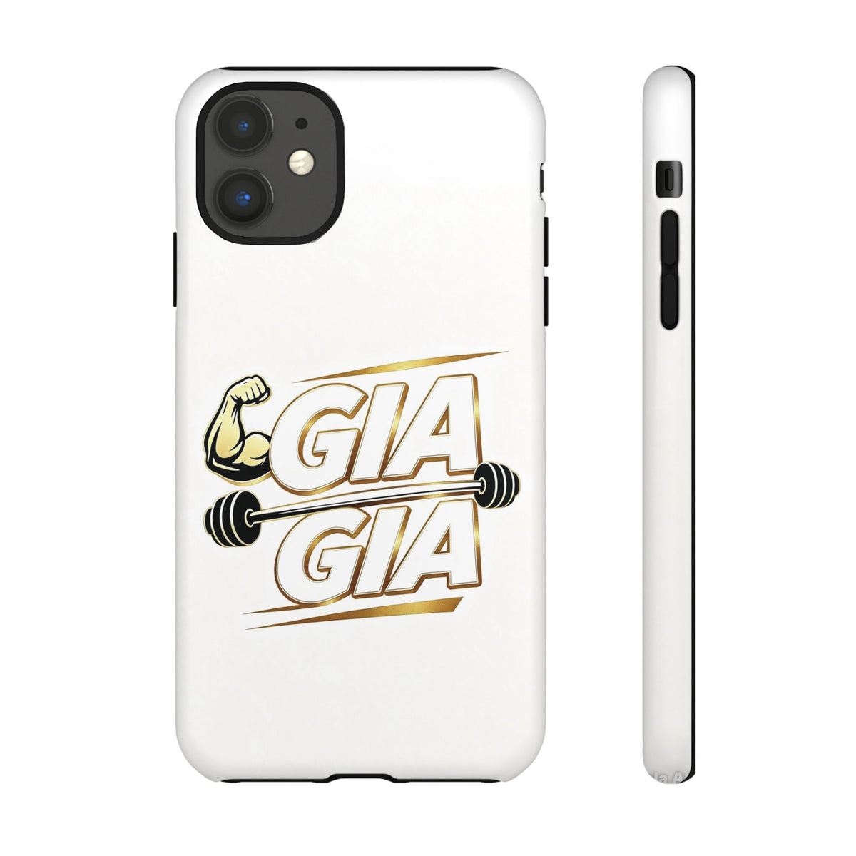 Gym It Away - GIA White Phone Case