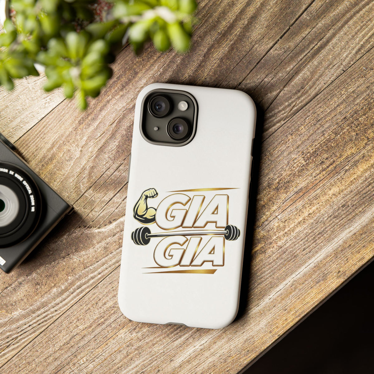 Gym It Away - GIA White Phone Case