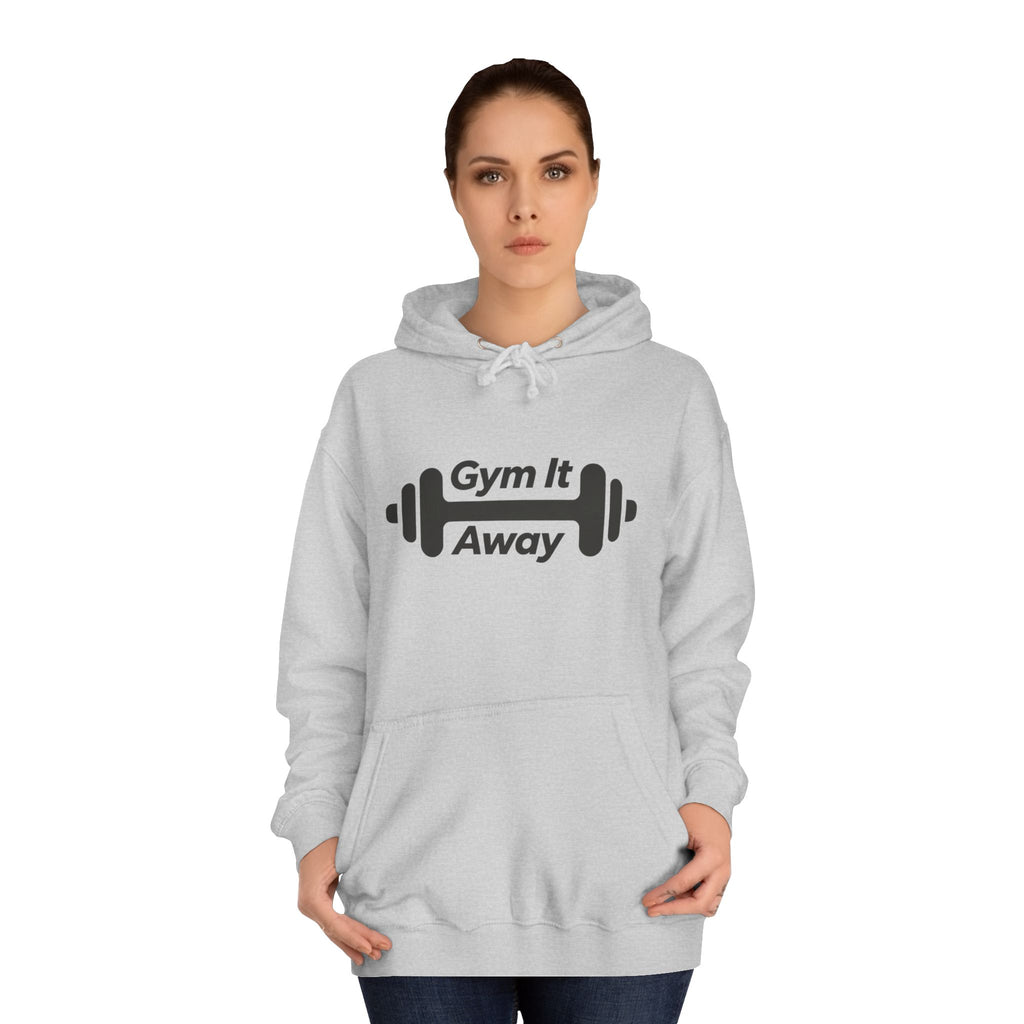 Gym It Away Hoodie — Fitness Barbell Pullover