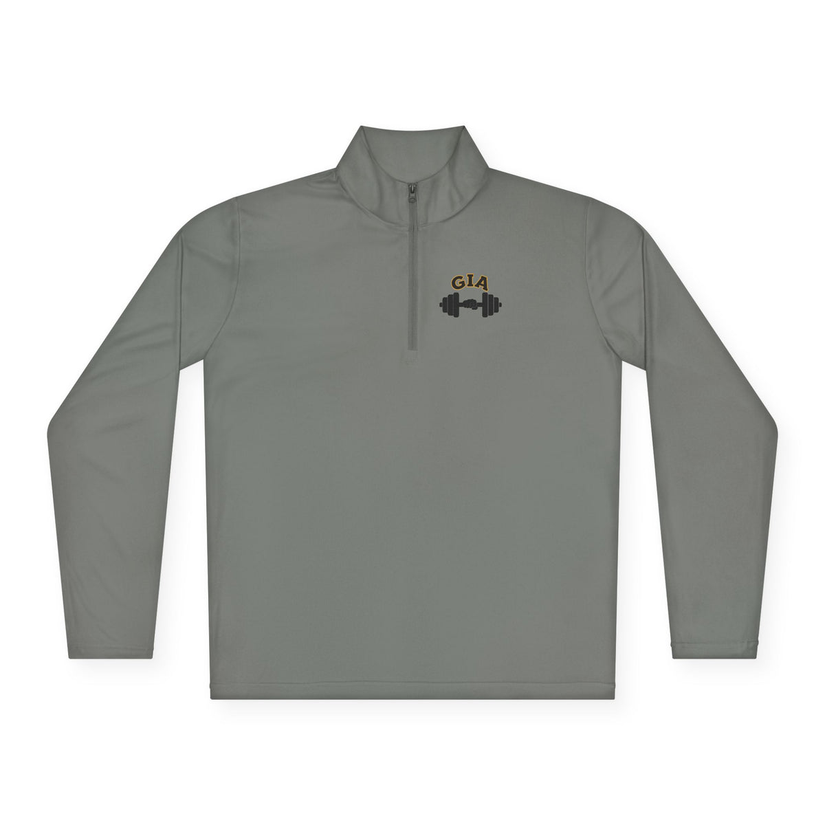 Gym It Away Quarter-Zip Pullover — Gold Fitness Pullover