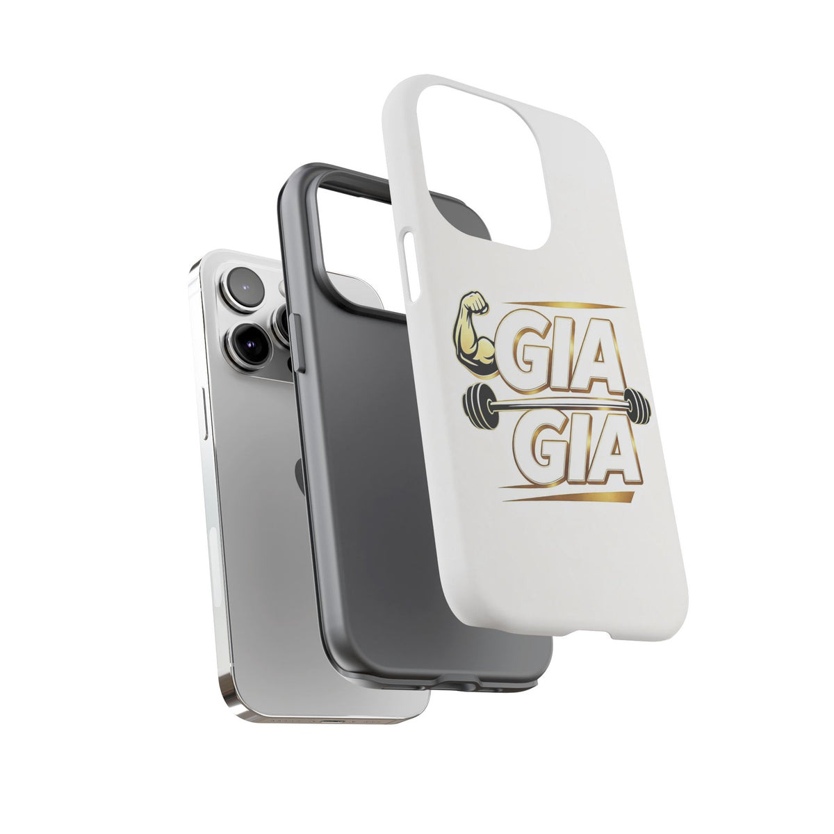Gym It Away - GIA White Phone Case