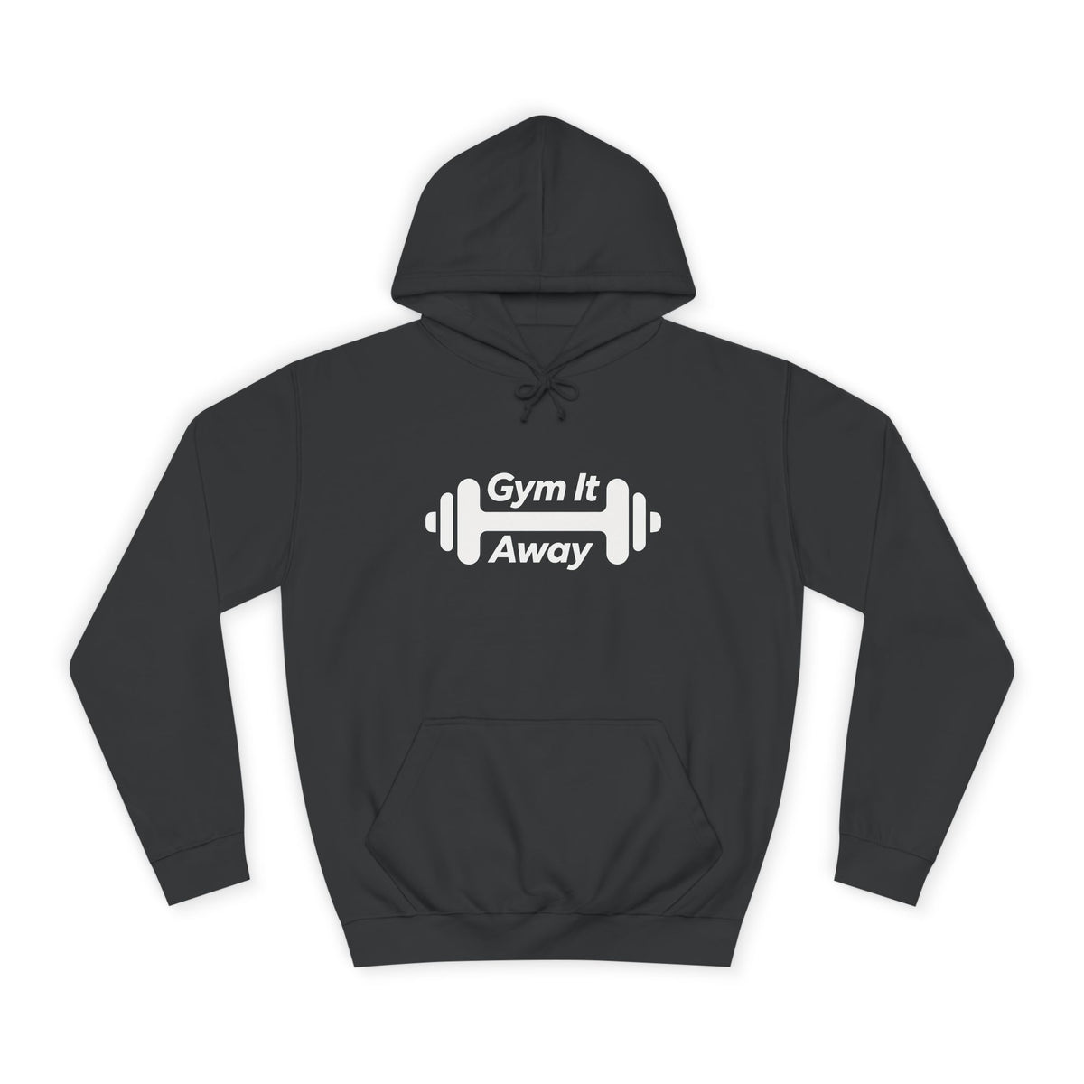 Gym It Away Hoodie — Fitness Barbell Pullover