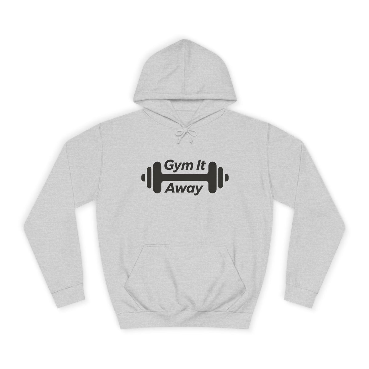 Gym It Away Hoodie — Fitness Barbell Pullover
