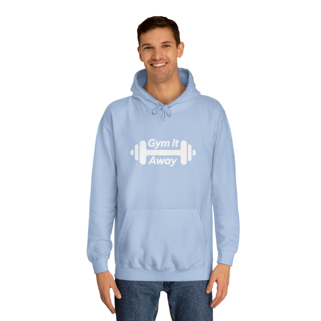 Gym It Away Hoodie — Fitness Barbell Pullover