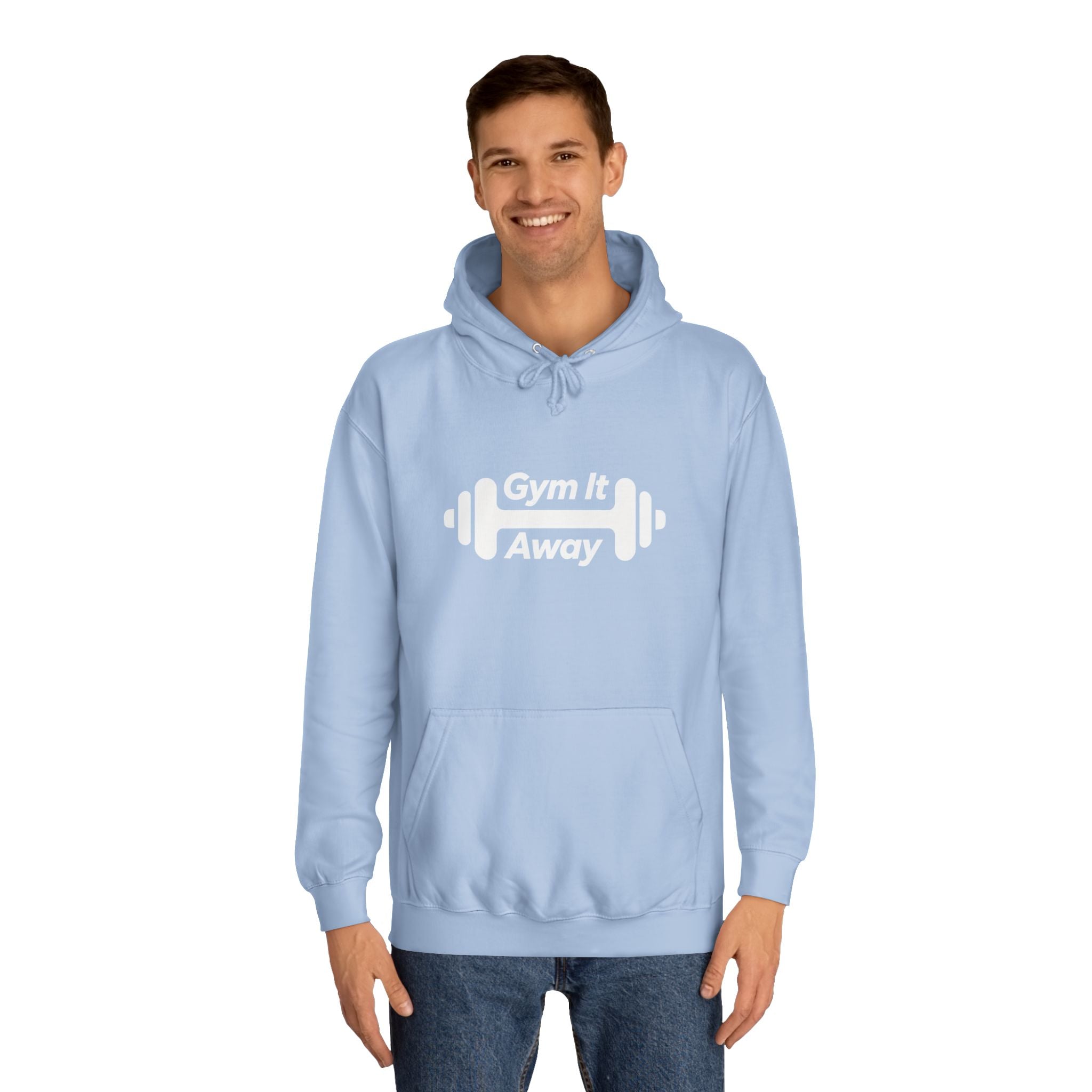 Gym It Away Hoodie — Fitness Barbell Pullover