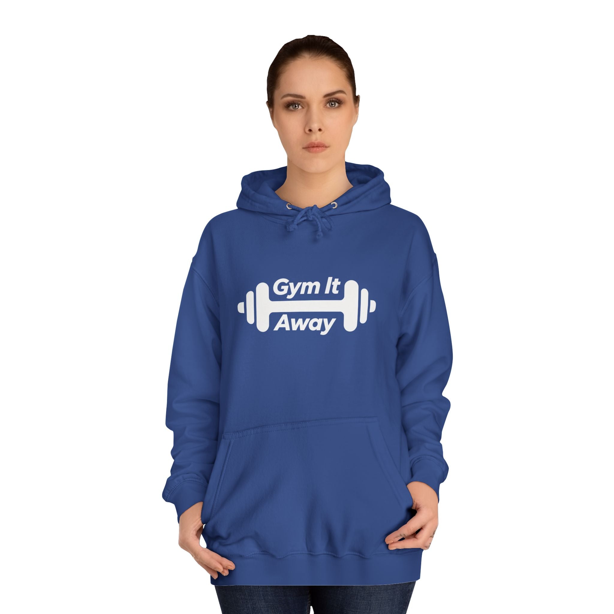 Gym It Away Hoodie — Fitness Barbell Pullover