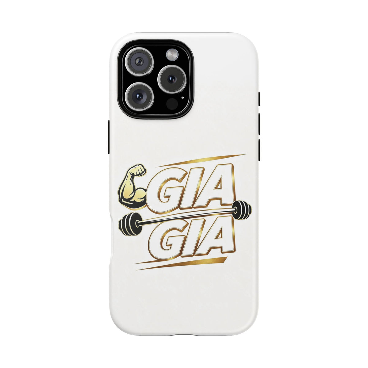 Gym It Away - GIA White Phone Case