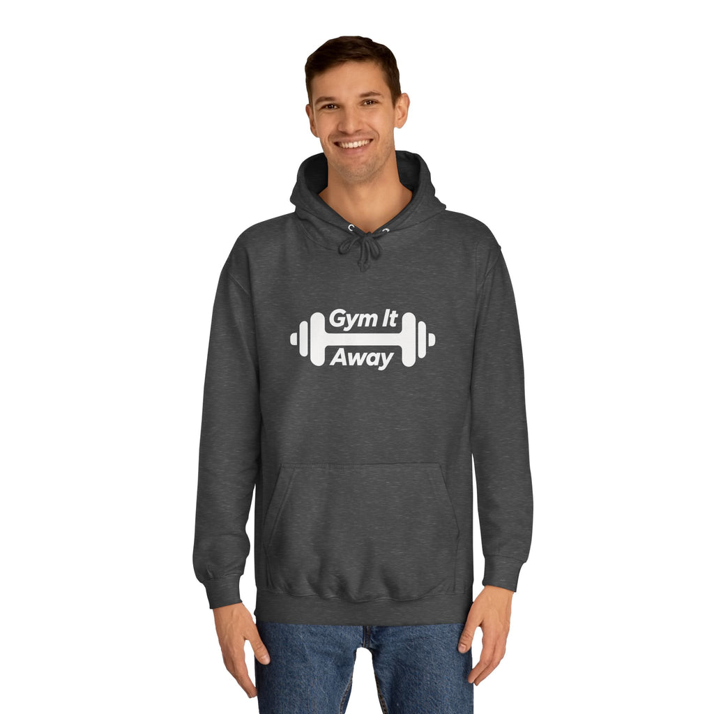 Gym It Away Hoodie — Fitness Barbell Pullover