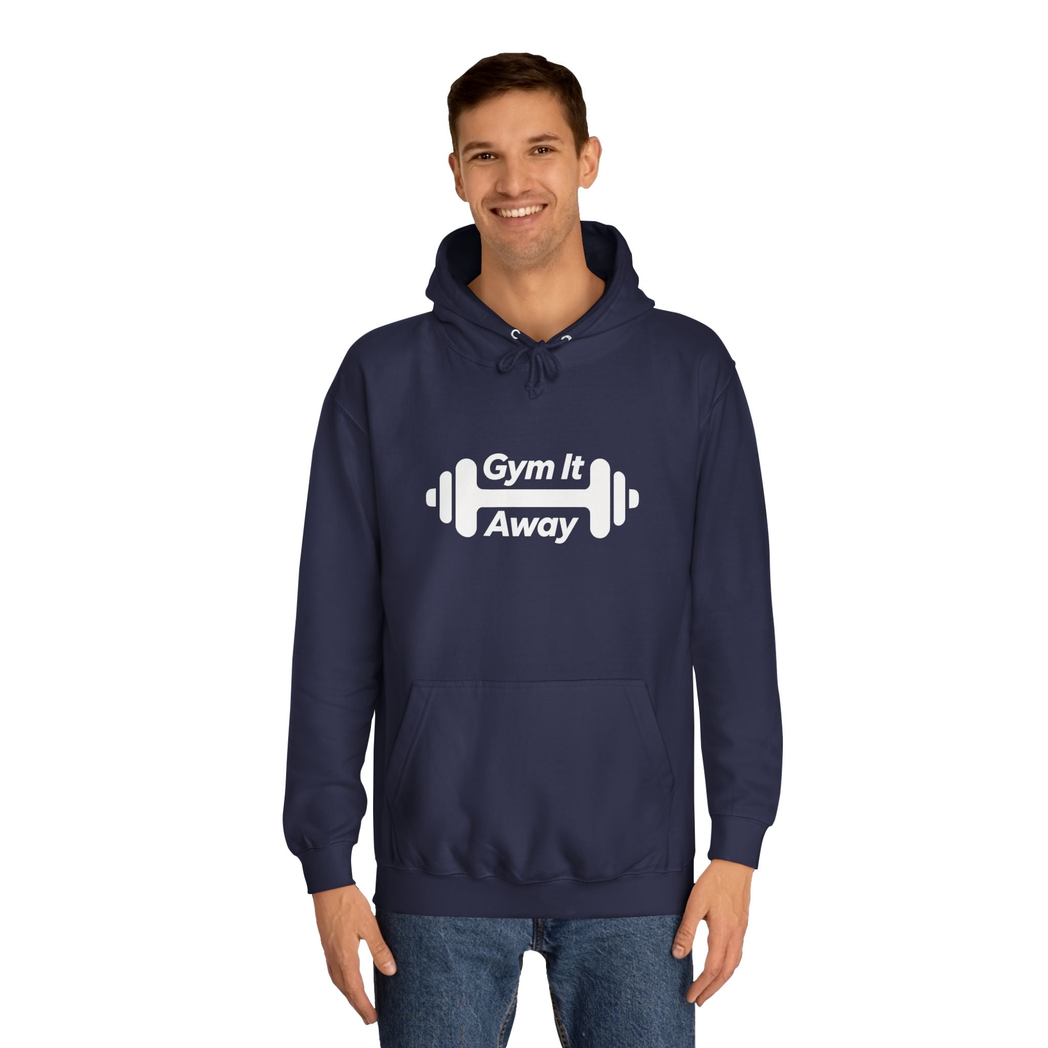 Gym It Away Hoodie — Fitness Barbell Pullover