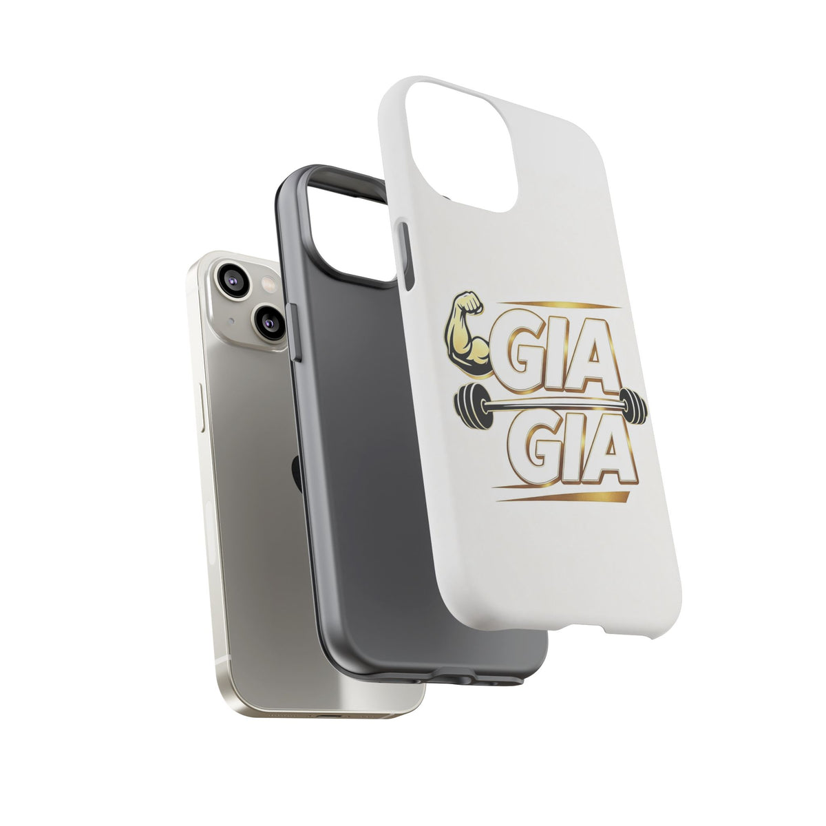 Gym It Away - GIA White Phone Case