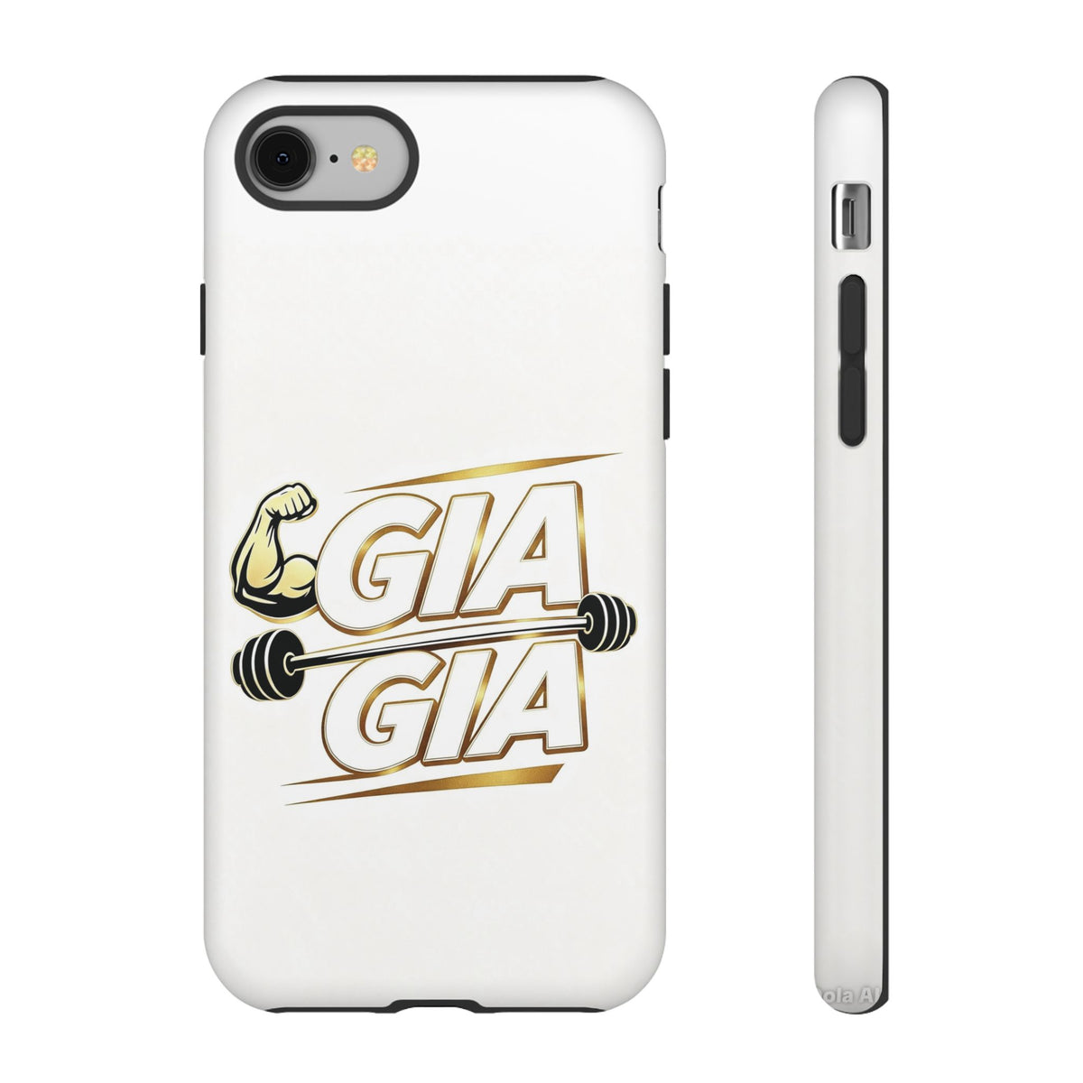 Gym It Away - GIA White Phone Case