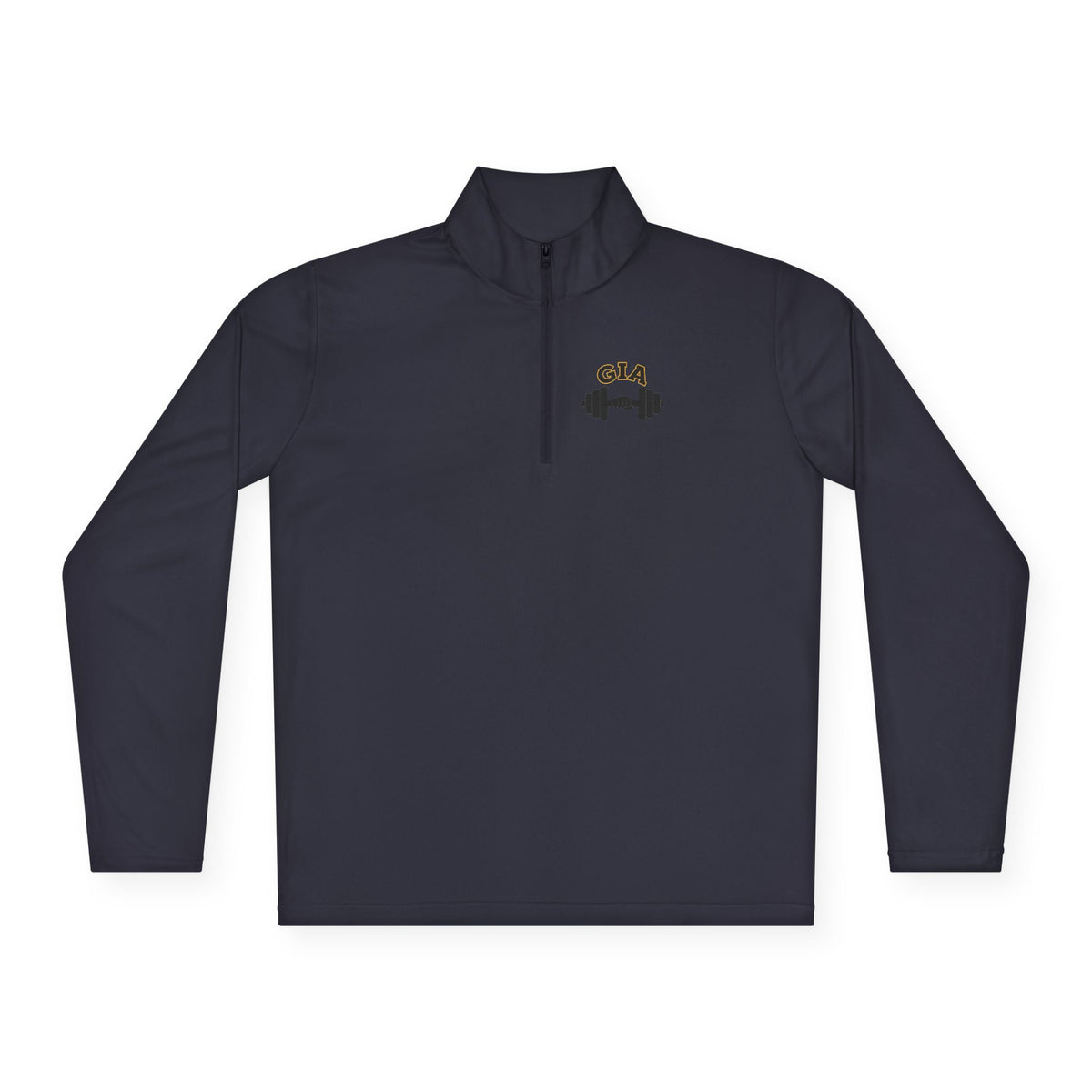 Gym It Away Quarter-Zip Pullover — Gold Fitness Pullover