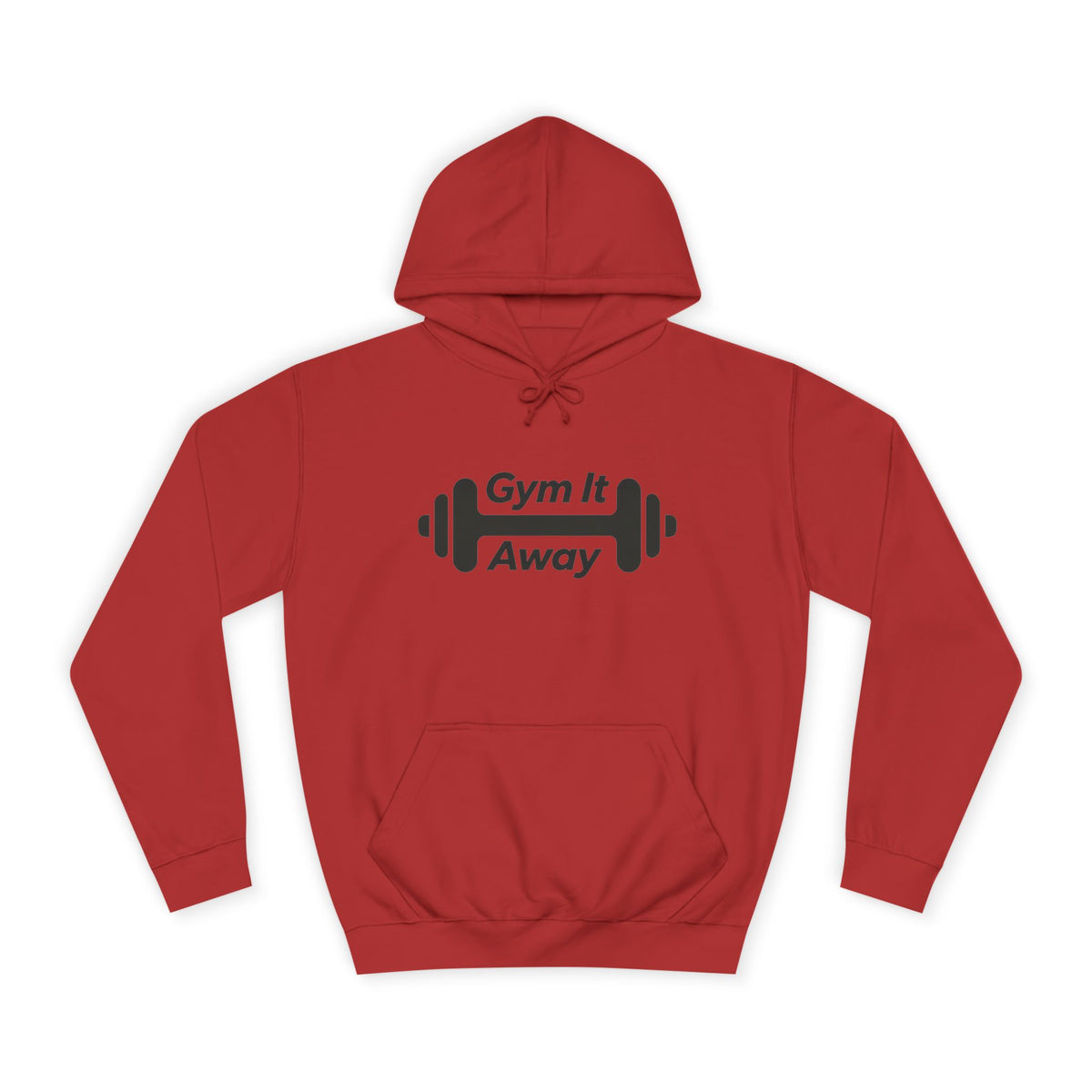 Gym It Away Hoodie — Fitness Barbell Pullover