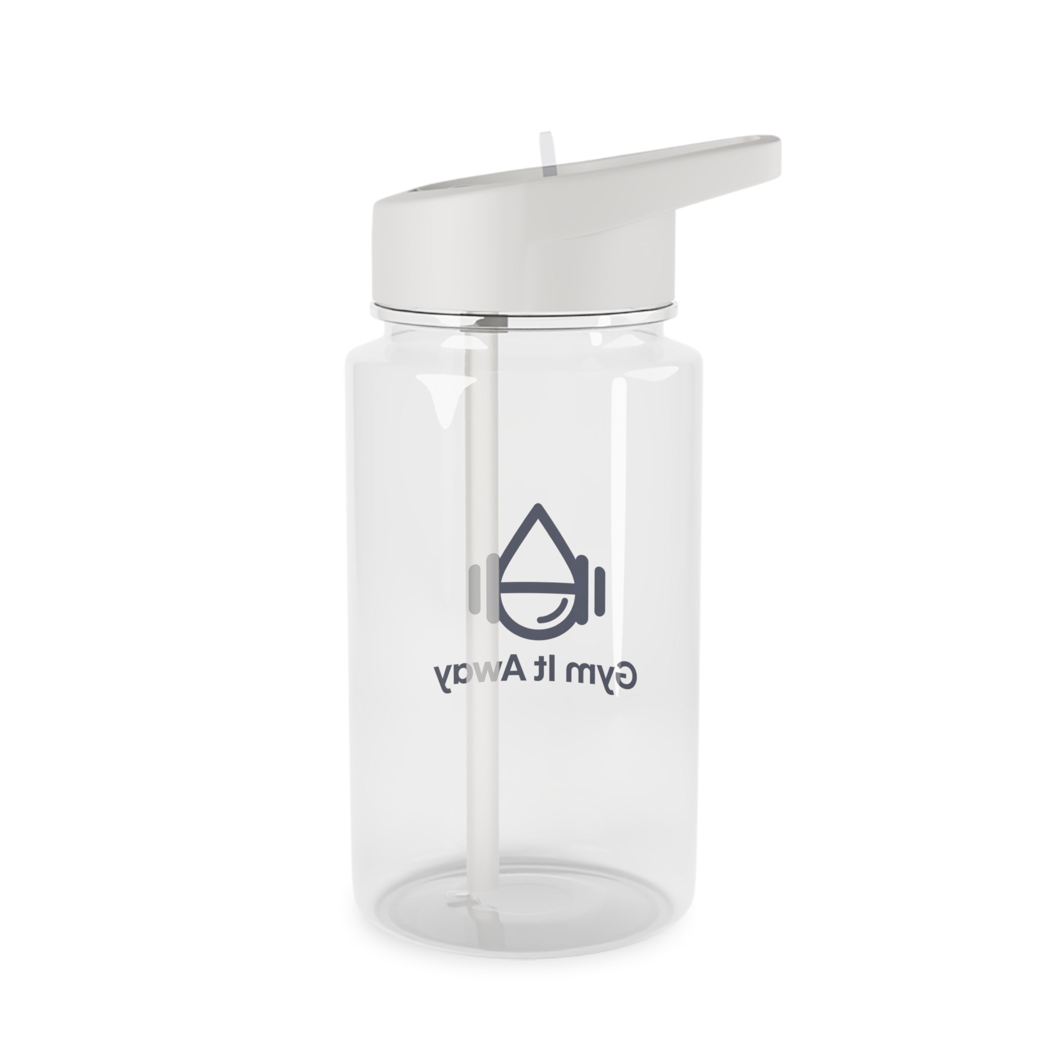Gym It Away Tritan Water Bottle — Motivational Fitness Bottle with Straw