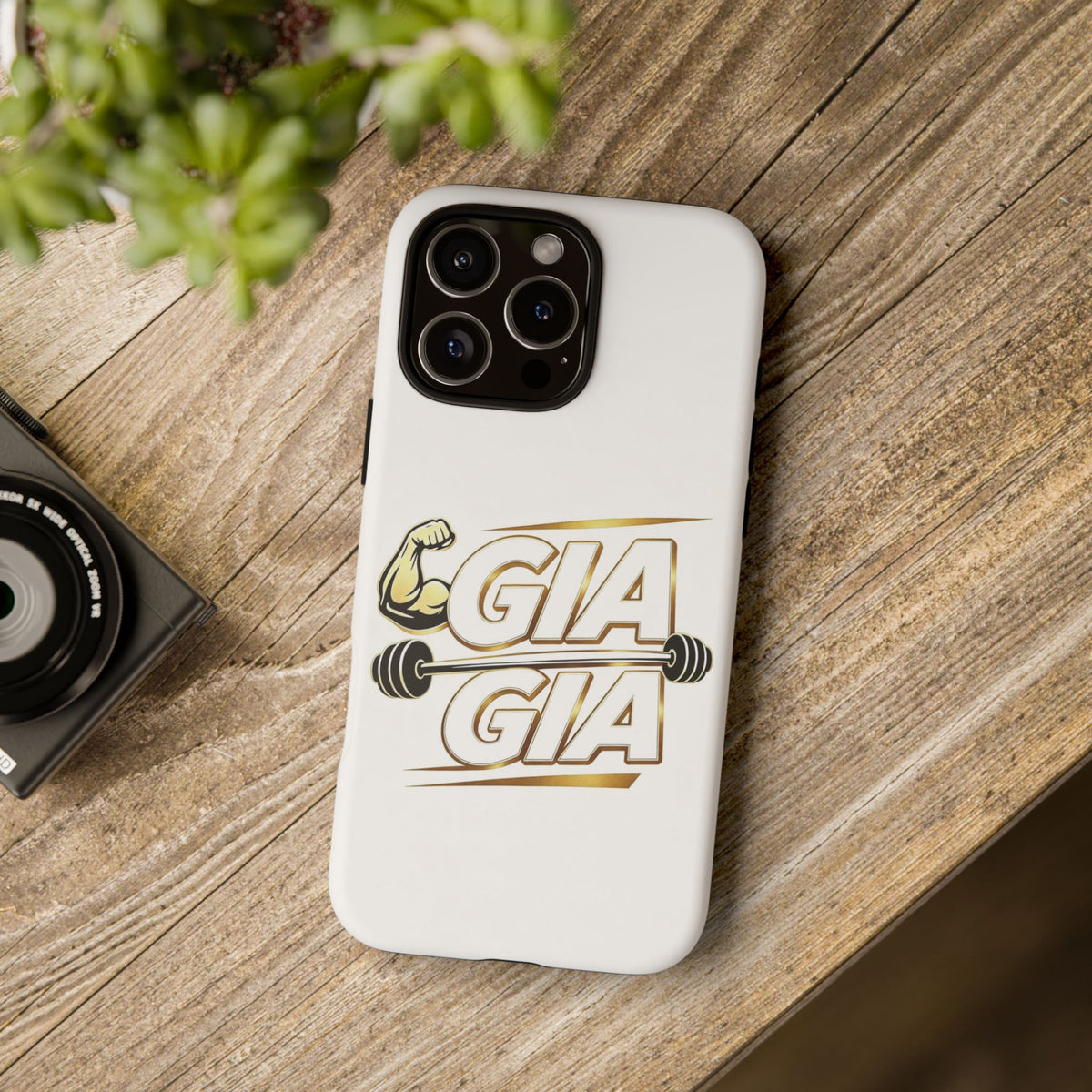 Gym It Away - GIA White Phone Case