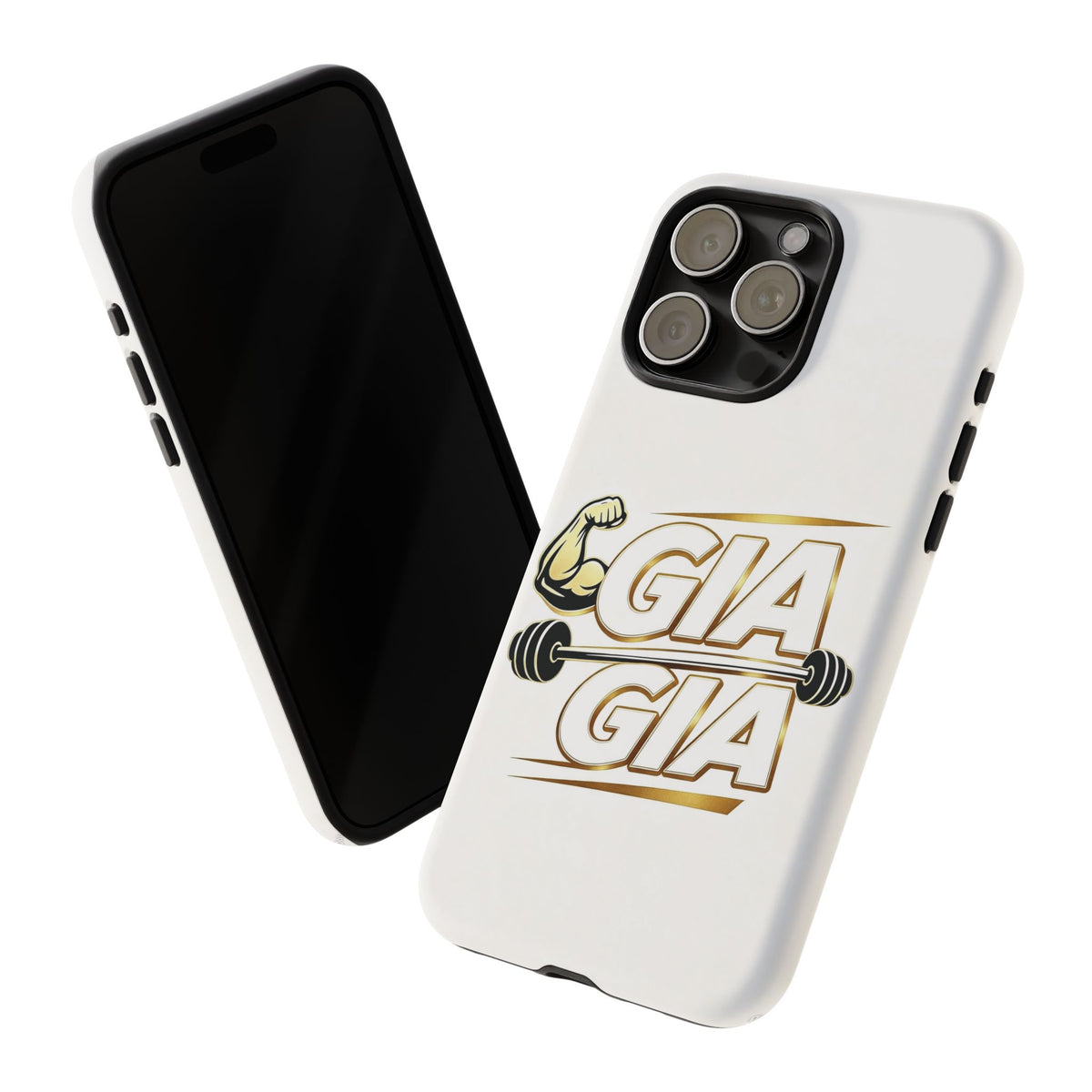 Gym It Away - GIA White Phone Case