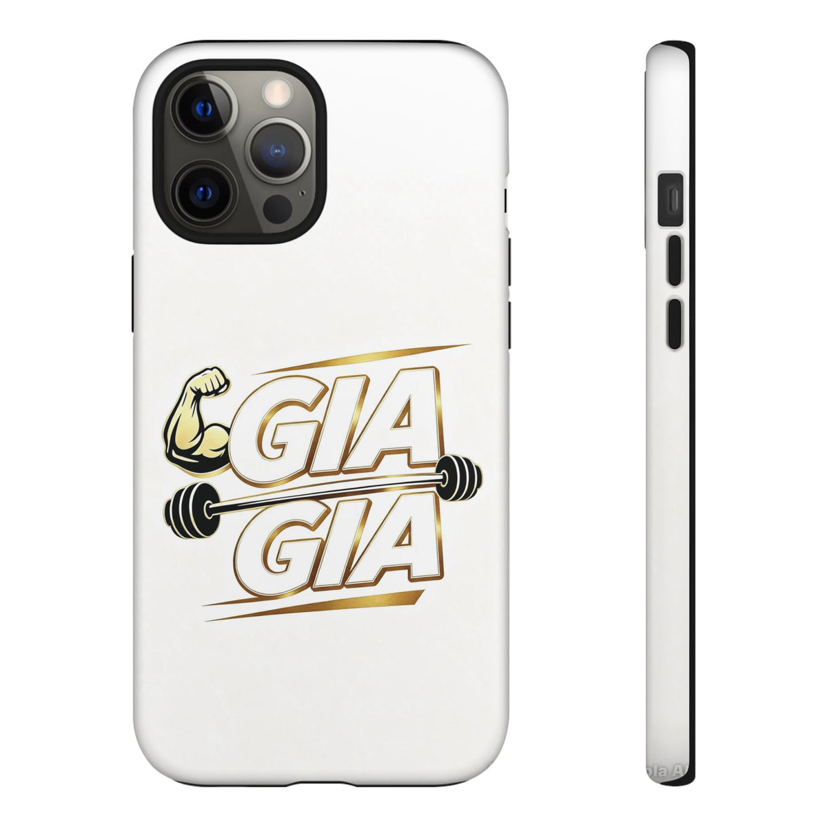 Gym It Away - GIA White Phone Case