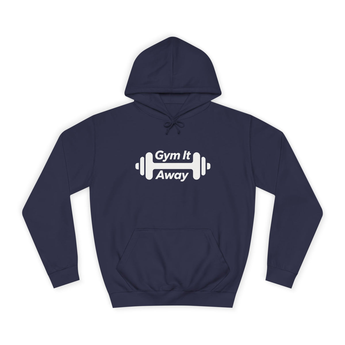 Gym It Away Hoodie — Fitness Barbell Pullover