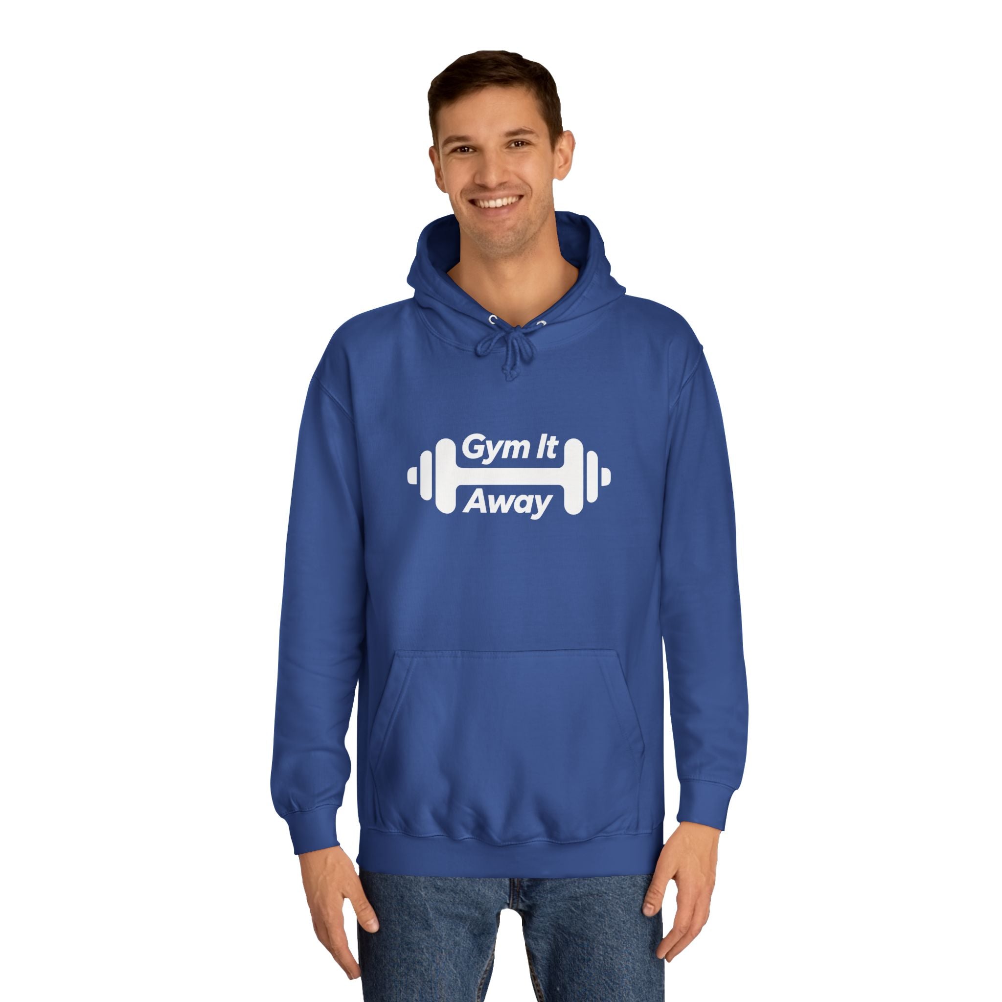 Gym It Away Hoodie — Fitness Barbell Pullover