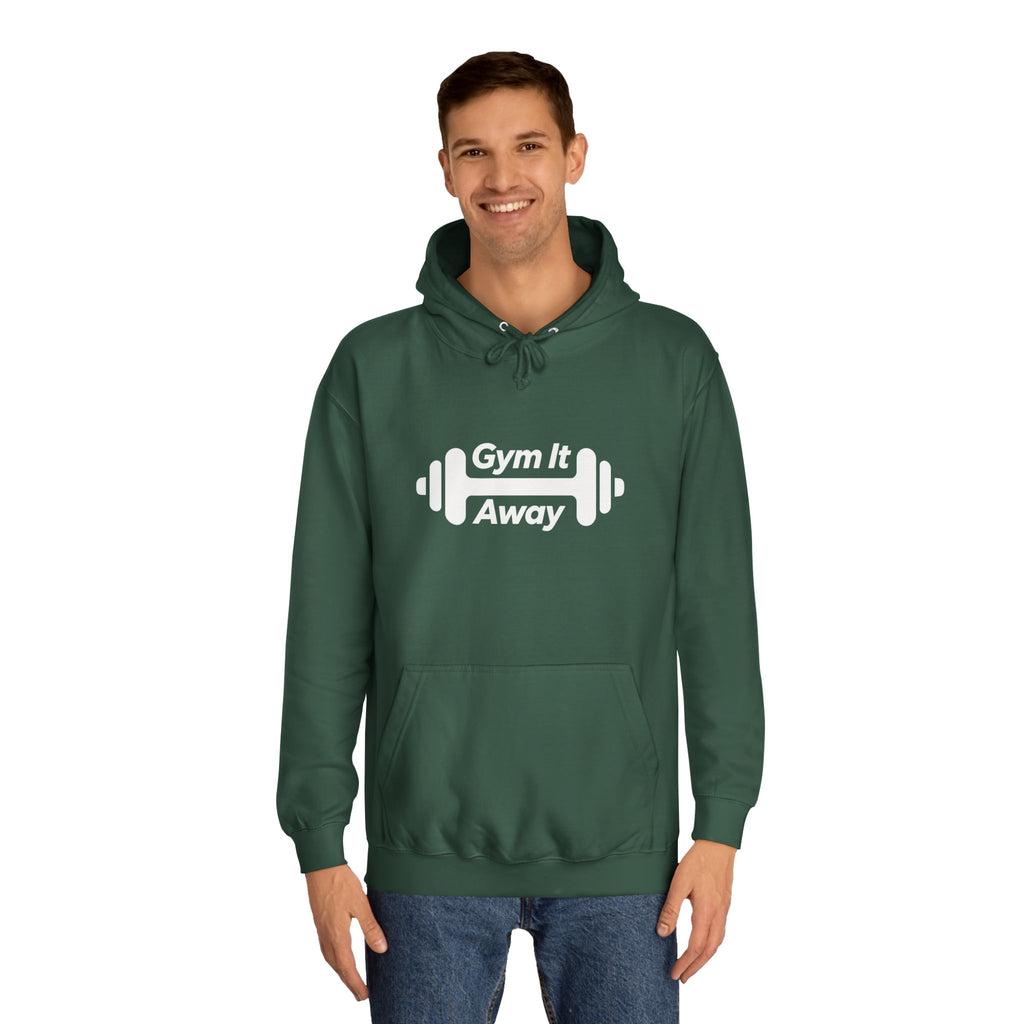 Gym It Away Hoodie — Fitness Barbell Pullover