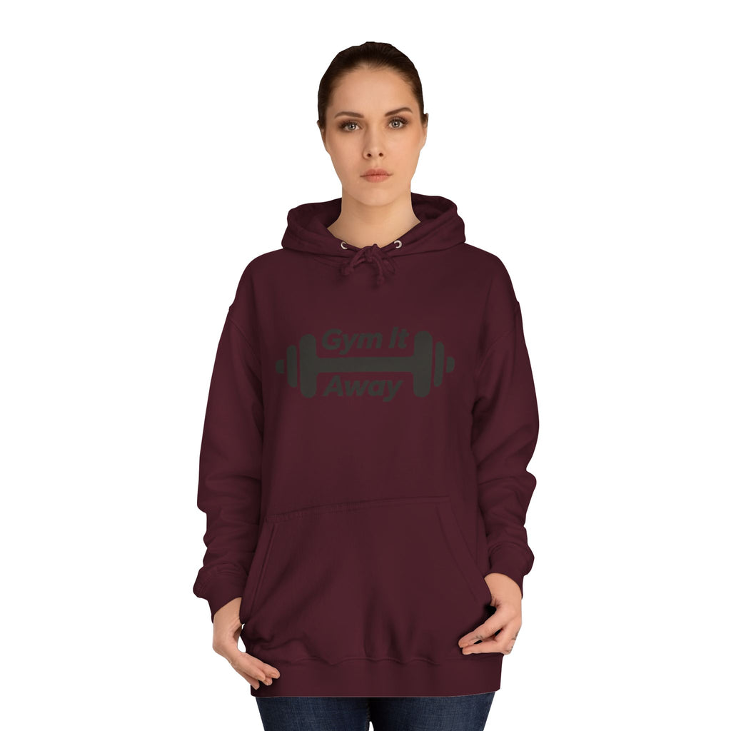 Gym It Away Hoodie — Fitness Barbell Pullover