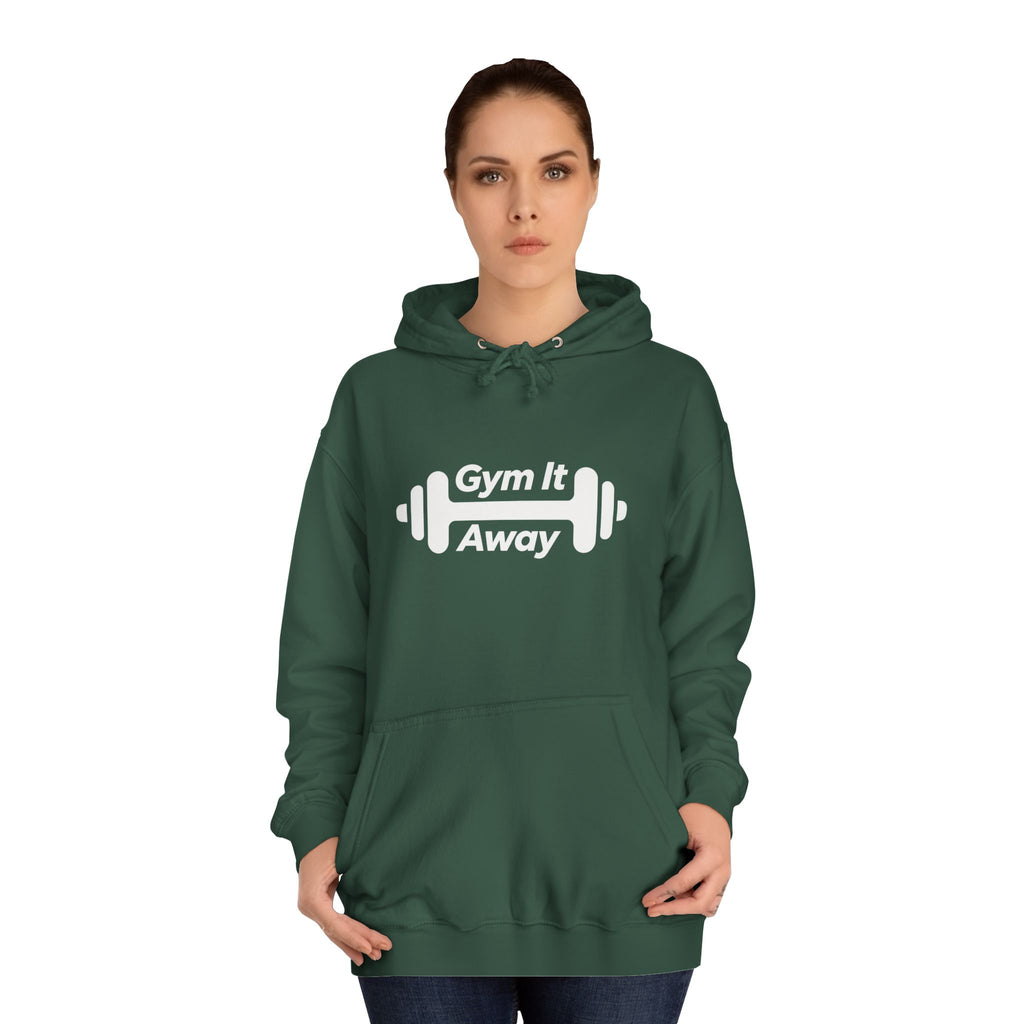 Gym It Away Hoodie — Fitness Barbell Pullover