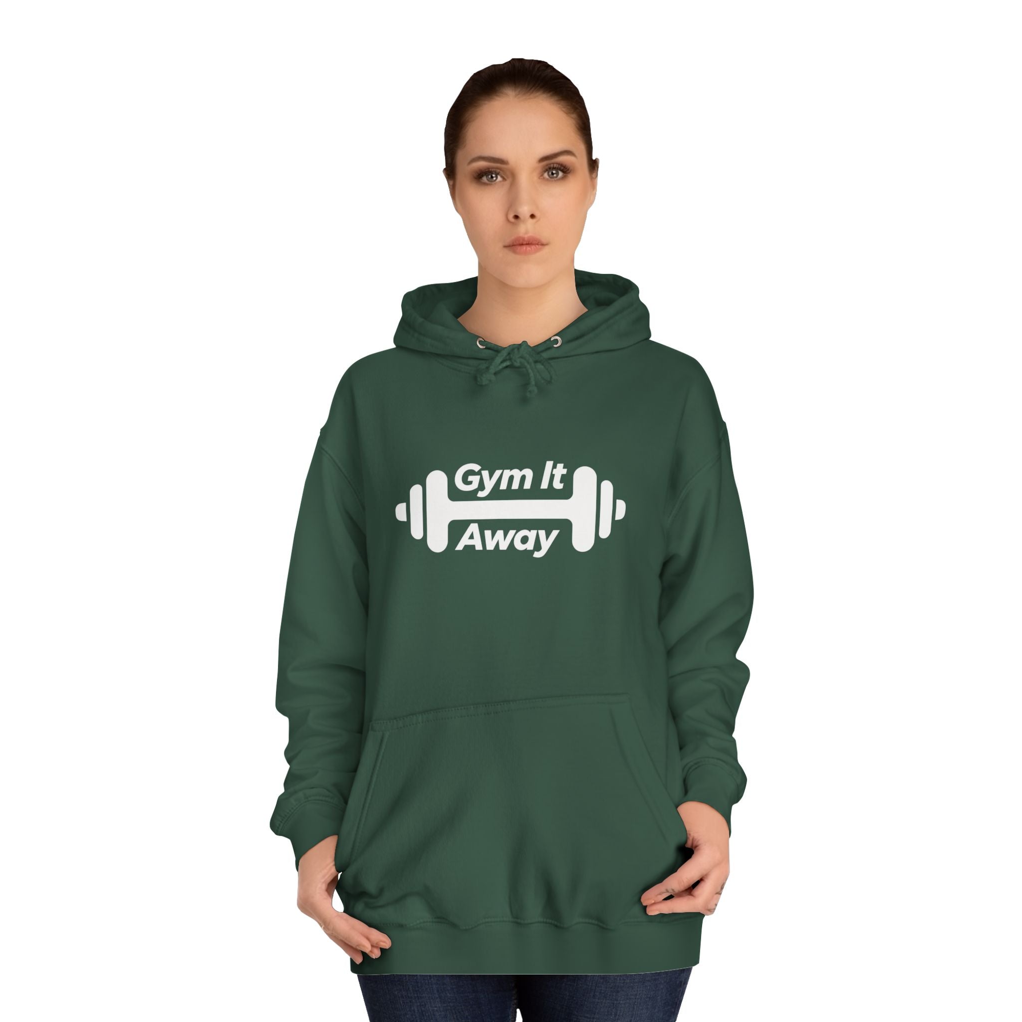 Gym It Away Hoodie — Fitness Barbell Pullover
