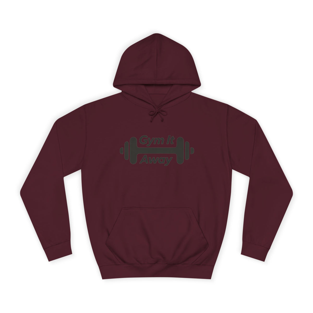 Gym It Away Hoodie — Fitness Barbell Pullover