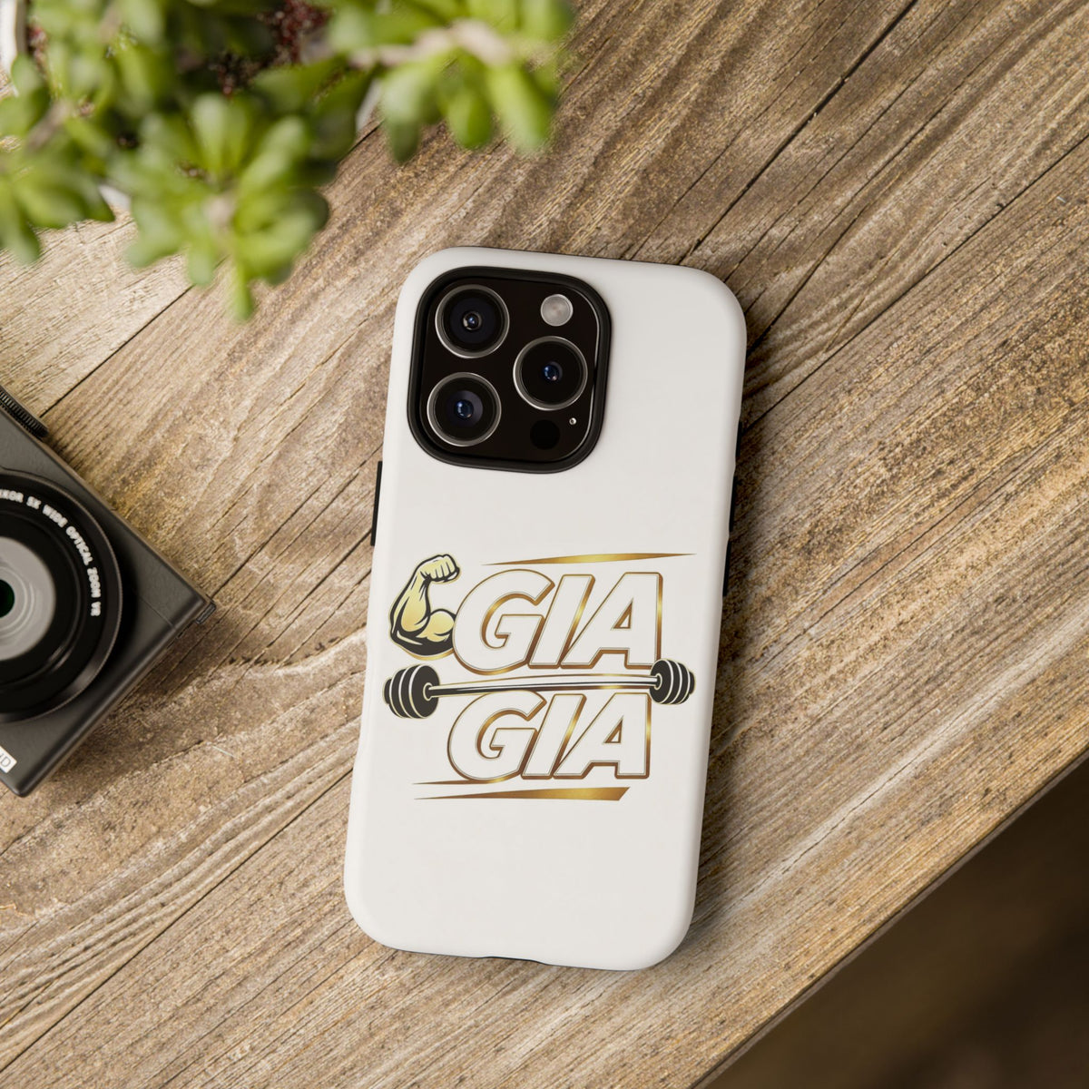 Gym It Away - GIA White Phone Case