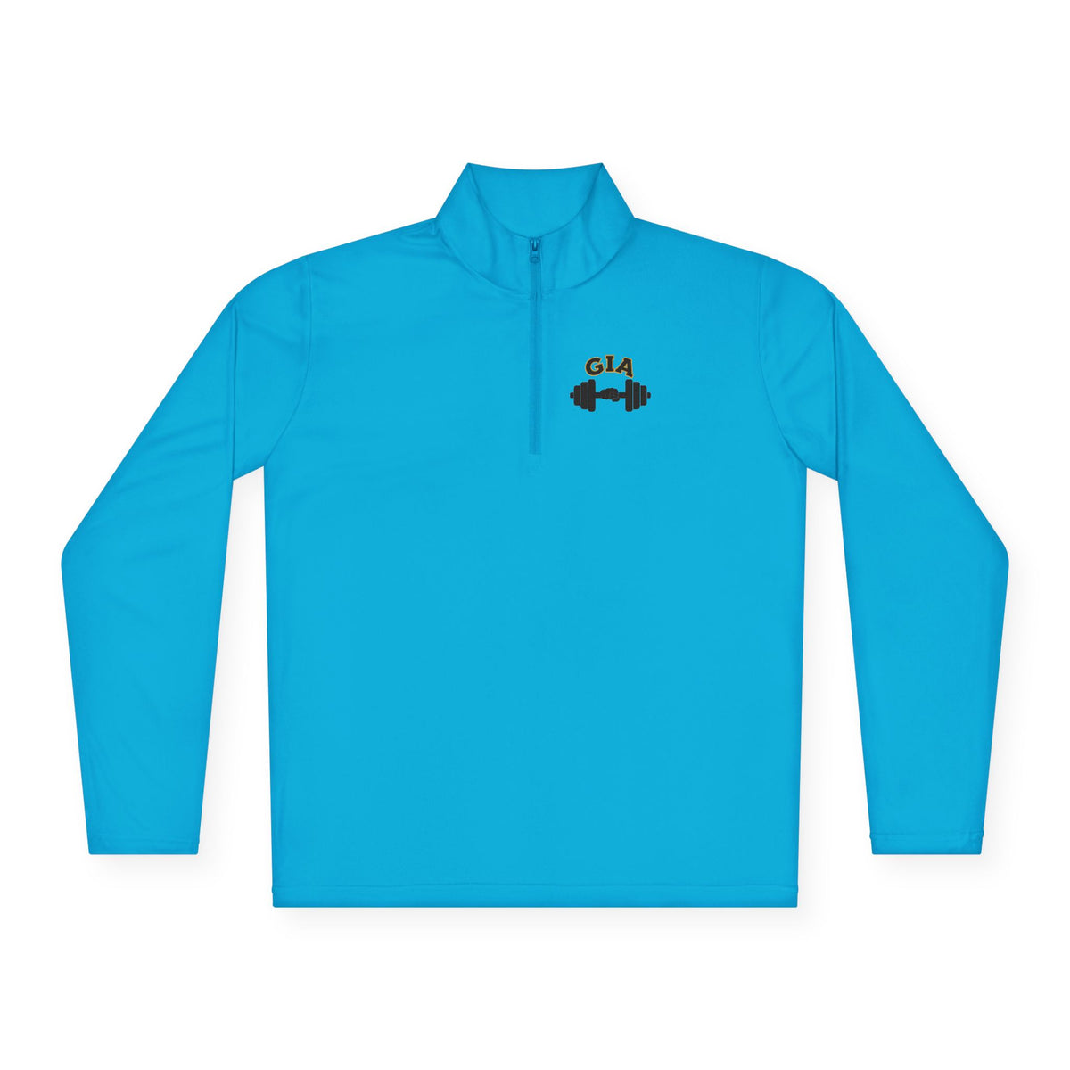 Gym It Away Quarter-Zip Pullover — Gold Fitness Pullover