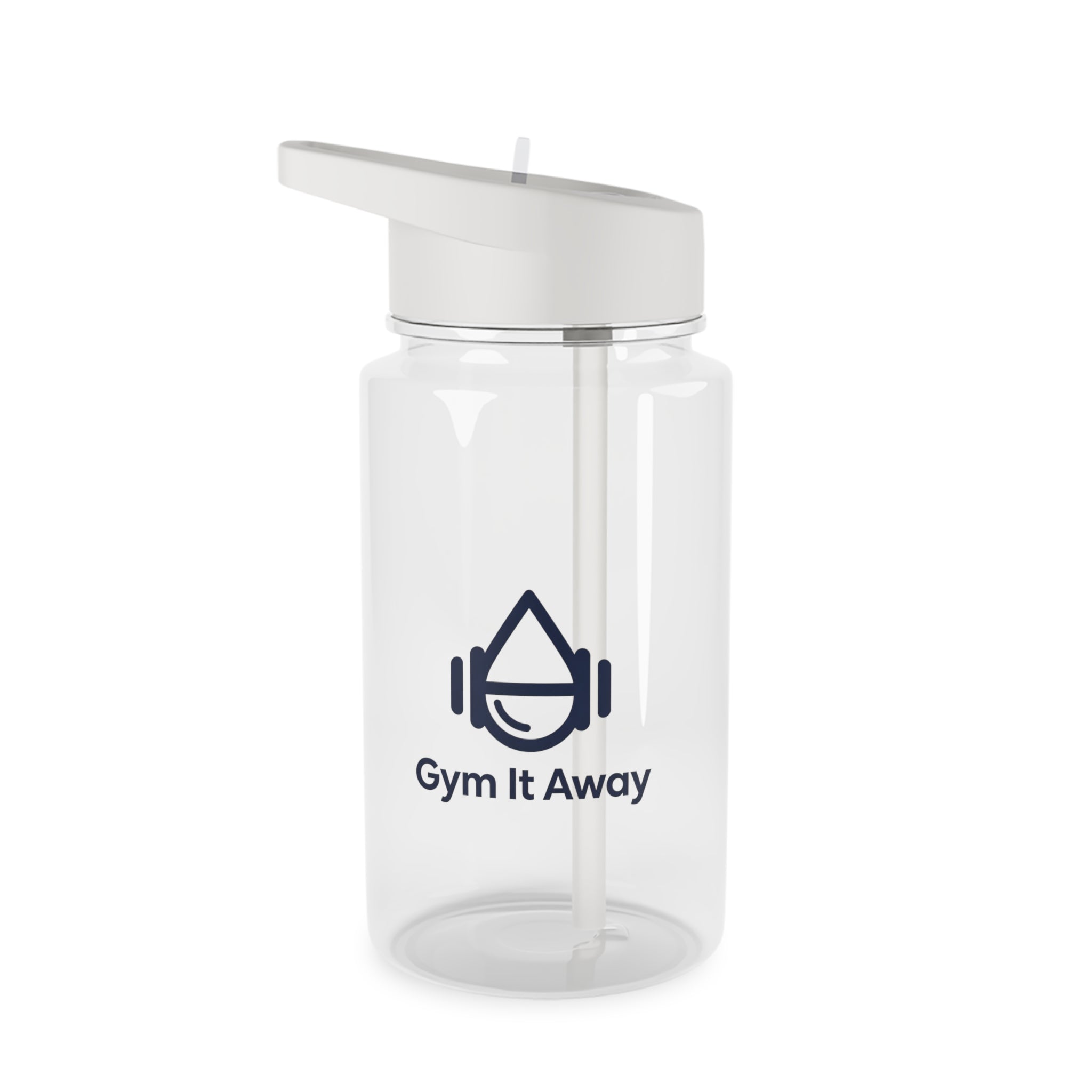 Gym It Away Tritan Water Bottle — Motivational Fitness Bottle with Straw