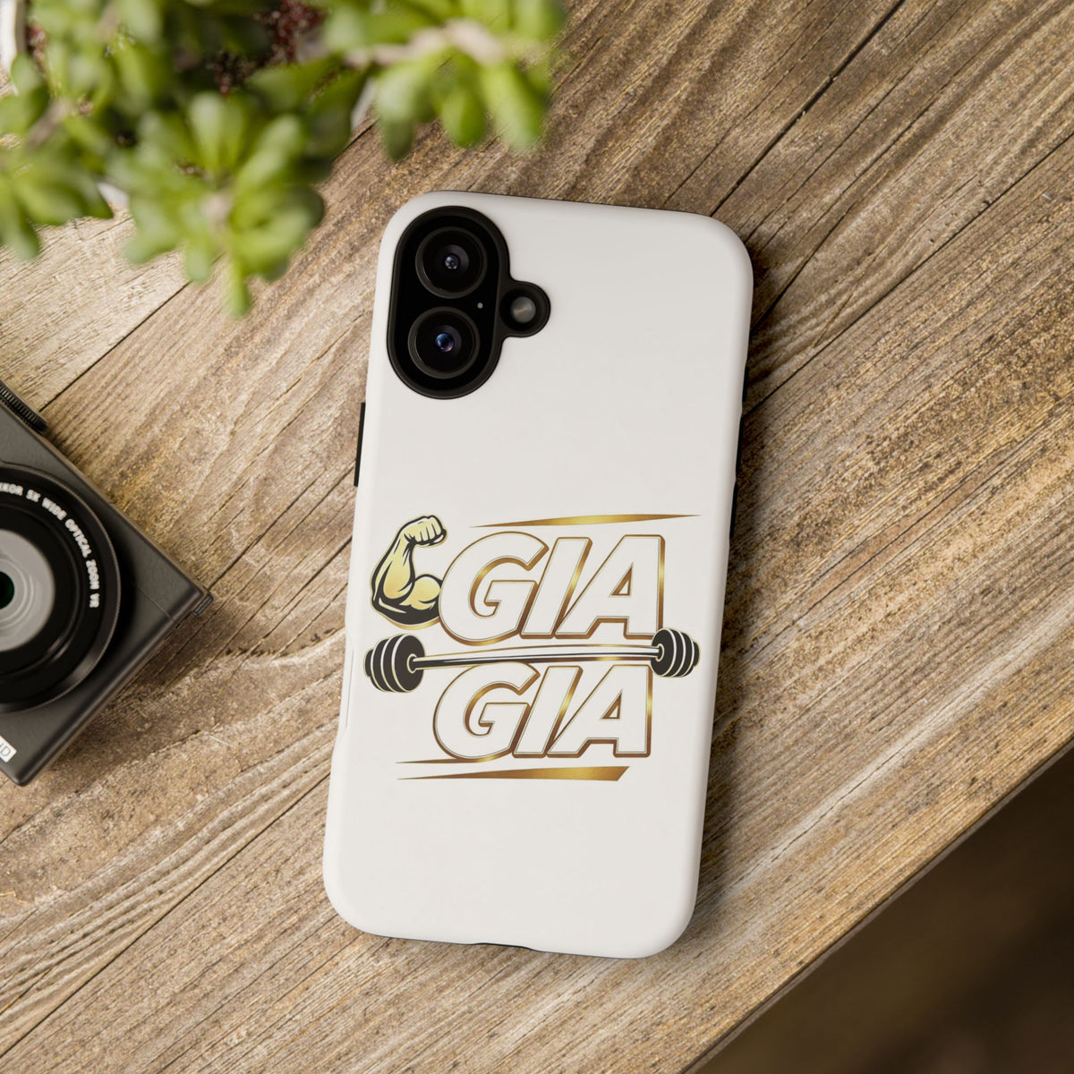 Gym It Away - GIA White Phone Case