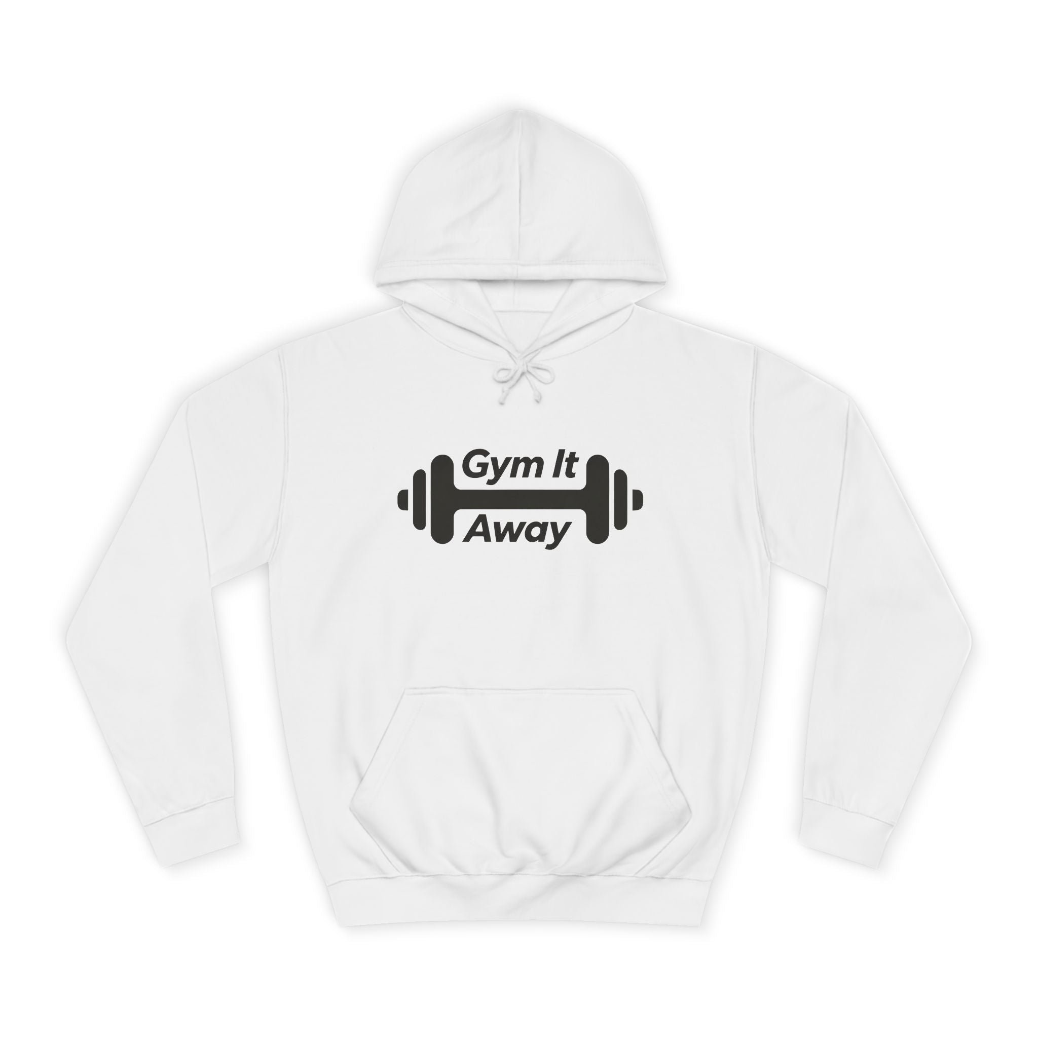Gym It Away Hoodie — Fitness Barbell Pullover